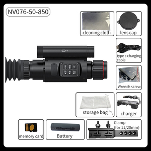 กล้องส่องกลางคืนแบบมองเดี่ยว ความละเอียดสูง 1080P รองรับ WiFi สำหรับใช้งานกลางแจ้ง พร้อมอินฟราเรด 940nm และเลเซอร์วัดระยะ รุ่น NV076-50-940IR - Product Image 6