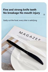 Wholesale Individually Packaged <b>Disposable</b> Plastic Catering Packaging Set Seven-inch Knife Fork <b>Spoon</b> Manufacturer Custom - Product Image 6