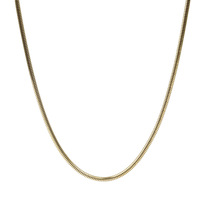 Usine petit inventaire de gros prix le plus bas or noir et argent hommes et femmes collier de chaîne de serpent en acier inoxydable