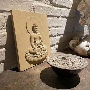 Grande sculpture en Relief chinoise sur mesure pour <span class=keywords><strong>jardin</strong></span>, <span class=keywords><strong>extérieur</strong></span>, intérieur, Amitabha, <span class=keywords><strong>bouddha</strong></span> - Product Image 2