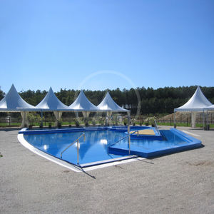 High-quality 12X20 Big Events <b>Tent</b> Activity Chapel Pagoda <b>Tent</b> PVC <b>Easy</b> Assembly Single All Seasons Party <b>Tent</b> for 100 Guests - Product Image 5