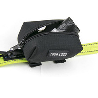 Soporte personalizado para bolsa de excrementos de perro grande para mascotas con dispensador y accesorio de correa para perro gancho de Clip de Metal