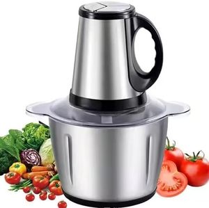 Picadora de carne multifuncional de acero inoxidable para ensaladas de cocina para alimentos de bebé, cebolla y frutas - Product Image 1