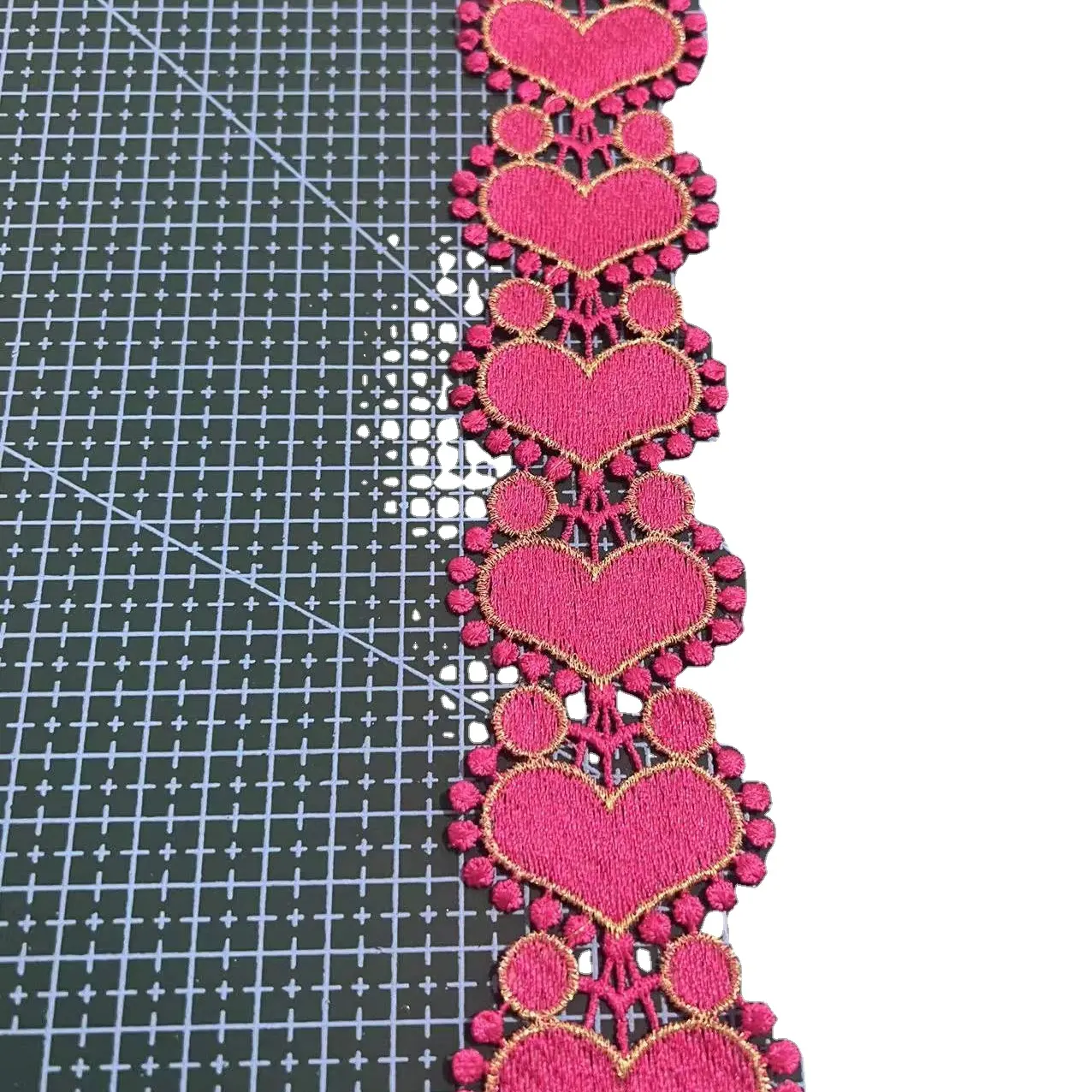 Várias cores 10 jardas casamento bordado noiva bordado laço guarnição fita aplique diy costura artesanato 5cm de largura