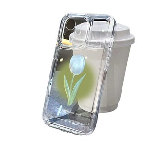 เคสโทรศัพท์มือถือกันกระแทกลายดอกไม้สีน้ำมันใสความละเอียดสูงสำหรับ <span class=keywords><strong>iPhone</strong></span> 7,8,<span class=keywords><strong>11</strong></span>, 12, 13, 14, 15, 16 <span class=keywords><strong>PRO</strong></span> <span class=keywords><strong>MAX</strong></span> - Product Image 5