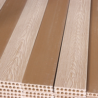 Planches de terrasse en WPC co-extrudé, anti-décoloration, composite haute résistance pour terrasse, bord de piscine, extérieur