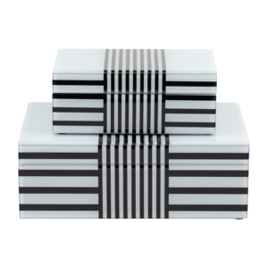 Set di scatole decorative con coperchio per gioielli e oggetti di valore, decorazioni moderne per la casa, organizzazione funzionale - Product Image 3