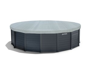 Piscine hors sol ronde <span class=keywords><strong>Intex</strong></span> 26384, piscines en PVC graphite, 478x124 cm, divertissement aquatique en plein air - Product Image 4