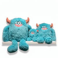 Prix promotionnel – Peluche monstre à poils longs de 8/13/18 pouces, jouet créatif monstre aux grands yeux, animal en peluche doux, vente en gros