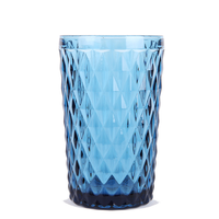 Verre à vin Hxglass de style européen en forme de diamant, 270 ml, épaissi, coloré, résistant aux chocs