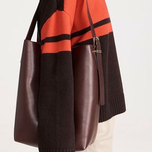 Bolso Tote de Hombro de Cuero de Color Sólido con Logotipo Personalizado para Mujer, Impermeable, Esencial, Portátil, para Viajes de Fin de Semana y de Verano - Product Image 5