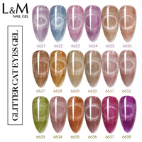 Ibdgel Glitter Cat Eyes Gel Uv Gel Polish Magnetic Cat Eye Gel Oem Private Label
