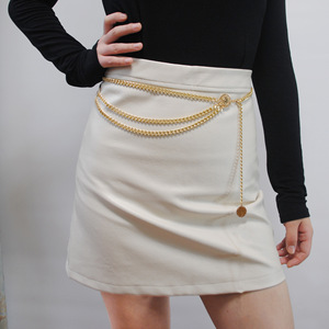 <span class=keywords><strong>Cadena</strong></span> de Cuerpo de Aleación Chapada en Oro de Estilo Vintage con Borlas Multicapa para Mujer, Accesorios Sexys de Moda para Playa, Fiesta, Yoga - Product Image 1