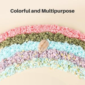 Phụ kiện giường chuột lang mẫu miễn phí <span class=keywords><strong>2</strong></span> gói, chỗ trú ẩn 12.5Kg, túi 50L để ngủ, chất liệu giấy lót chuồng cho chuột <span class=keywords><strong>hamster</strong></span> - Product Image 2