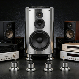 Soportes de Audio Yivo Hifi, Almohadillas Antivibración para <span class=keywords><strong>Altavoces</strong></span> y Amplificadores, Base Ajustable en Altura, <span class=keywords><strong>Soporte</strong></span> Profesional para <span class=keywords><strong>Altavoces</strong></span> - Product Image 5