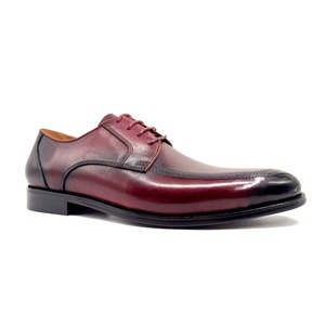 Chaussures italiennes en cuir véritable marron brillant de haute qualité, à enfiler, confortables et légères pour le printemps, usage quotidien professionnel, chaussures de mariage pour l'automne - Product Image 2