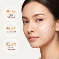 Suero Facial OEM con Niacinamida y Ácido Salicílico, Control de Grasa, Exfoliante, Minimizador de Poros, Clarificante, Calmante, Protector Solar, Blanqueador, 30 ml
