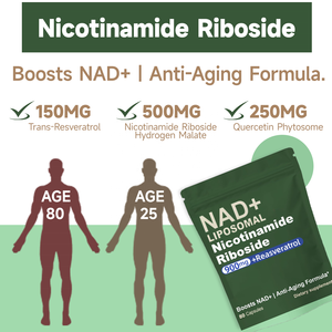 Cápsulas de Resveratrol y NAD+ ACORN, Nicotinamida Ribósido, Energía Mejorada, Suplementos NAD Antienvejecimiento - Product Image 4