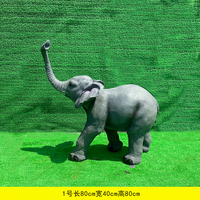 Bustes de jardin en résine, statue d'éléphant en résine, animaux sauvages, Sculpture d'extérieur, statue d'animaux africains
