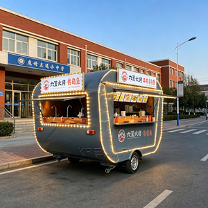 CE Made Sushi <b>Trailer</b> Fully Equipped Coffee <b>Concession</b> Truck Outdoor Dessert Food Cart - Product Image 6