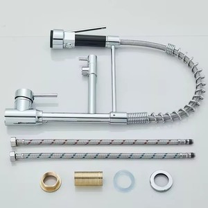 Hiện đại dual-chức năng nước nóng lạnh xoay lưu vực Món Ăn Rau rửa kéo xuống bồn rửa nhà bếp vòi nước - Product Image 5