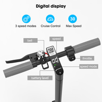 QMWHEEL almacén de la UE Envío Directo pantalla Lcd 3 modos de velocidad 8,5 pulgadas 36V 350W Scooter eléctrico adulto Ce Unisex H7 freno de disco