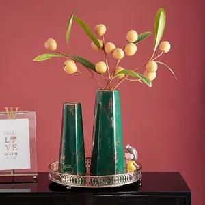 נורדי בית אגרטל סט שולחן שולחן פרח אגרטל יין קבינט יצירתי קישוט מודרני דקורטיבי אגרטלי סלון קישוט