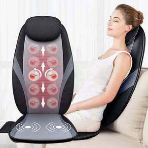 Tapis <span class=keywords><strong>de</strong></span> massage électrique à air comprimé avec rouleaux, coussin <span class=keywords><strong>de</strong></span> massage vibrant à air pour le corps entier, pour soulager les douleurs dorsales - Product Image 2