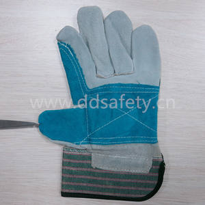 Guantes DE SEGURIDAD personalizados de cuero de vaca para hombre, comodidad superior, para trabajos de construcción, fabricación de minería, trabajos resistentes y afilados - Product Image 4