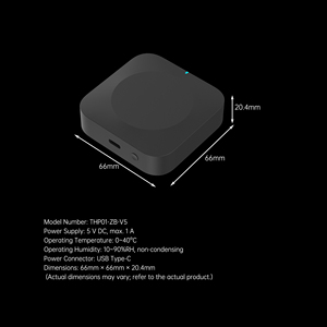 Passerelle domotique SIXWGH Tuya Zigbee & BLE & Wifi, contrôle par application, compatible avec Alexa et Google Assistant - Product Image 3