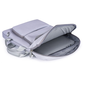 Sacoche pour ordinateur portable en polyester, Oxford, durable, grande capacité, bandoulière, 15,6 pouces, unisexe, fine, pour homme, sacoche d'affaires - Product Image 6