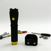 Lampe torche LED haute puissance pour le camping - Construction en ABS durable, batterie rechargeable