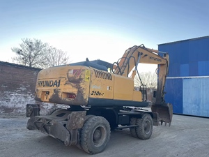 Excavadora de Ruedas Hyundai 210w-7 Original, Buen Rendimiento, Cummins Incluido, 210w-9 210-7 R215 R225 R220 - Product Image 2