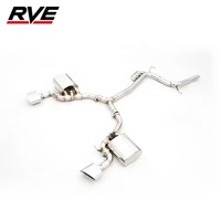 Système d'échappement en acier inoxydable RVE pour Audi A3 A4 B9 S4 B8 B8.5 S5 B9 S3 8v A5 2.0T avec soupapes