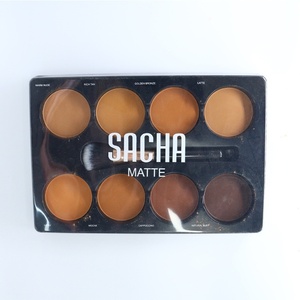 Paleta de polvos de contorno <span class=keywords><strong>MICOLOR</strong></span> de ocho agujeros, brocha en crema, uso transfronterizo para resaltar la sombra, corrector, brillo, modelado facial - Product Image 3
