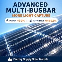 Module solaire TOPCon de type N 730W, efficacité 23,5%, 1500VDC, cellules demi-coupées, haute puissance pour système commercial et utilitaire