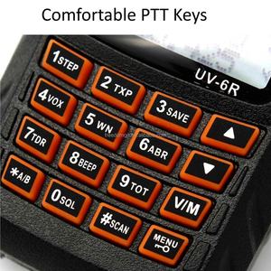 BFUV-6R - Intercomunicador Analógico de Alta Calidad para Radioaficionados VHF/UHF de 5 W, Largo Alcance, Portátil, Negro, Resistente al Agua IPX-1, Batería de 128 1000-1500 mAh - Product Image 3