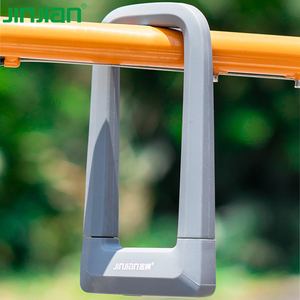 Cadenas <span class=keywords><strong>antivol</strong></span> en <span class=keywords><strong>U</strong></span> avec support et housse en silicone Jinjian pour accessoires de vélo, accessoires de vélo électrique, accessoires de cyclisme - Product Image 6