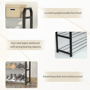 Zapatero Multifuncional de Cuatro Niveles al por Mayor, Zapatero Sencillo para el Hogar, Mueble de Almacenamiento Multicapa para Ahorrar Espacio - Product Image 2