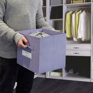 Boîte de rangement en tissu en gros, boîte de rangement pour armoire, boîte de rangement pour la maison avec couvercle mobile - Product Image 5