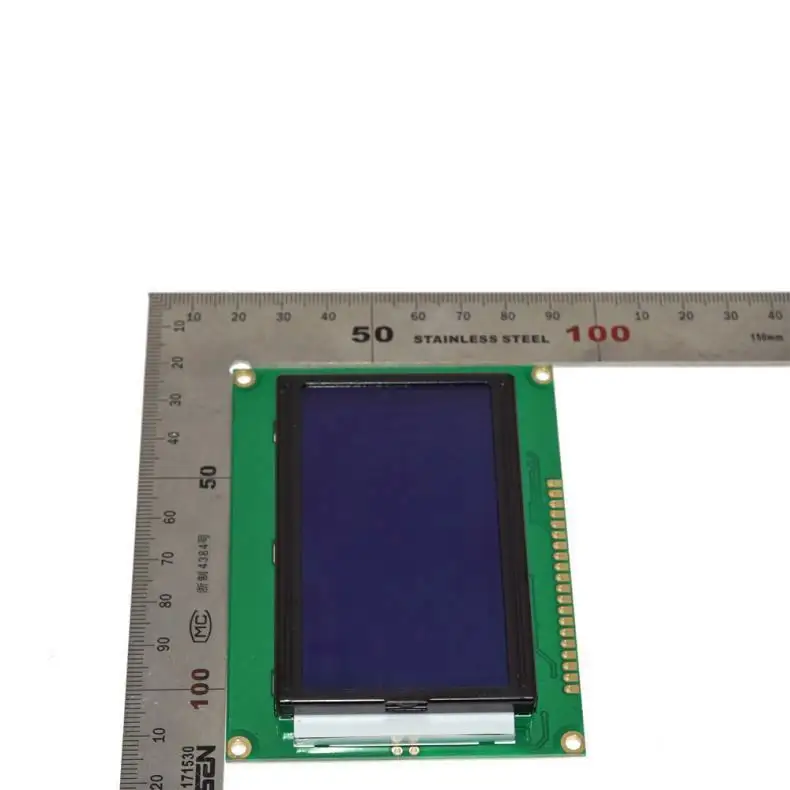 5V شاشة زرقاء الخلفية 128x64 LCD LCD12864 الجرافيك الطابع وحدة عرض