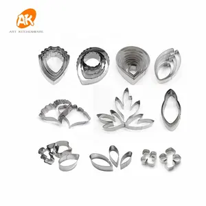 AK Gumpaste פרח Cutters סט עוגת קישוט Sugarpaste פרח קרפט ביצוע כלים פונדנט כלים LF-41