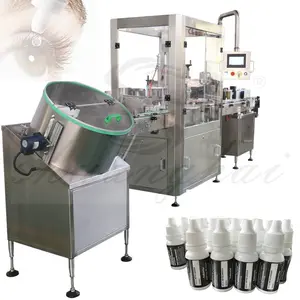 Vials Eye Drops Ear Cleaner Oral Suspensions Multi-function Automatic Liquid Filling Machine Production Line