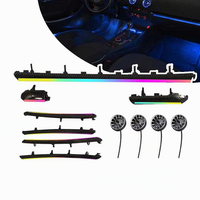18-in-1 Acryl-Symphonie-Ambientebeleuchtung für Audi A3 2014-2020, Auto-Ambiente-Lichtleiste, Fußraum-Ambientebeleuchtung