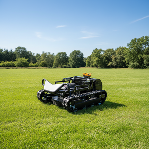 New Design 4-Stroke Automatic <b>Remote</b> <b>Controlled</b> Cordless Petrol Powered Lawn <b>Mower</b> Off Road 608-80A High Torque Provides Po - Product Image 1
