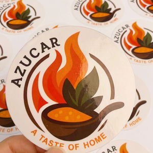 สติกเกอร์ติดอาหารแบบกำหนดเอง สำหรับร้านขายของชำ ช็อกโกแลต กันน้ำ ทนทาน เป็นมิตรกับสิ่งแวดล้อม กระดาษกาวคุณภาพสูง ดีไซน์สวยงาม - Product Image 1