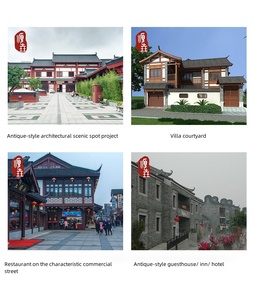 Tuiles <span class=keywords><strong>de</strong></span> protection Huuse et Road Fire Brick, écologiques, imperméables, durabilité supérieure à 100 ans, style traditionnel, en argile grise, fabriquées à Yulin, Chine - Product Image 6