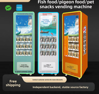 Petit distributeur automatique de nourriture pour poissons, nourriture pour pigeons, distributeur de friandises pour animaux de compagnie en libre-service, vente automatique 24h/24