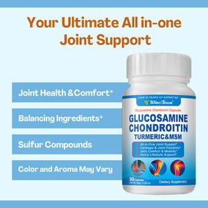 J43 Capsules de Glucosamine de Haute Qualité Suppléments de Soutien Articulaire Glucosamine Chondroïtine Msm Capsules Avec Curcuma Curcumine Msm - Product Image 3
