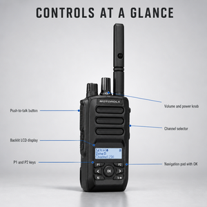<span class=keywords><strong>Radio</strong></span> numérique <span class=keywords><strong>portable</strong></span> Motorola R5 LKP DMR UHF VHF WIFI AES-256, IP67, IMPRES, talkie-walkie longue portée 10 km - Product Image 4